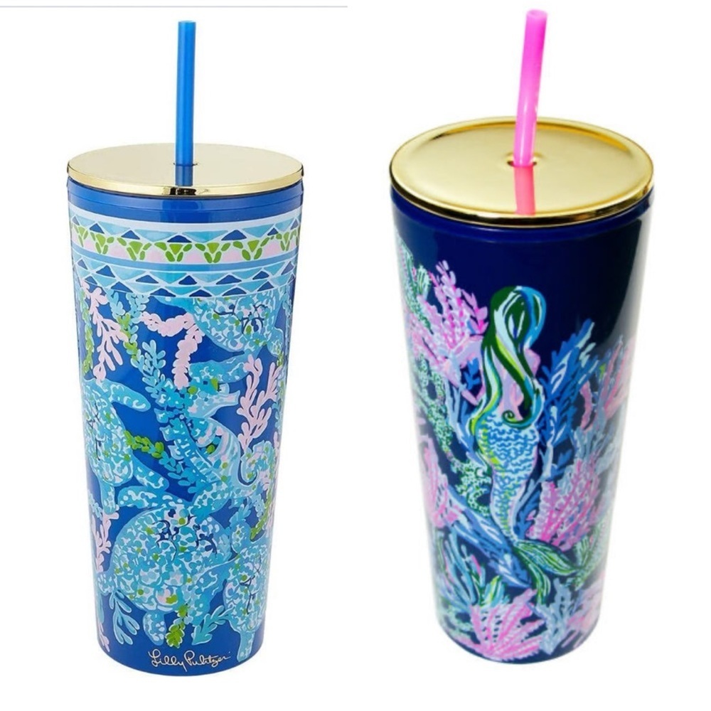 LILLY PULITZER tumblers
